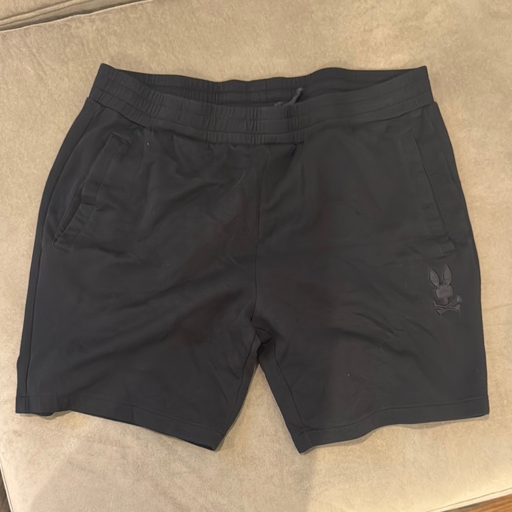 Psycho Bunny Black Casual Soft Shorts